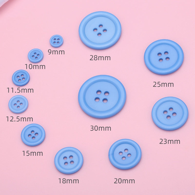 Broadside Sewing Shirt Fancy Polyester Plastic Buttons-12