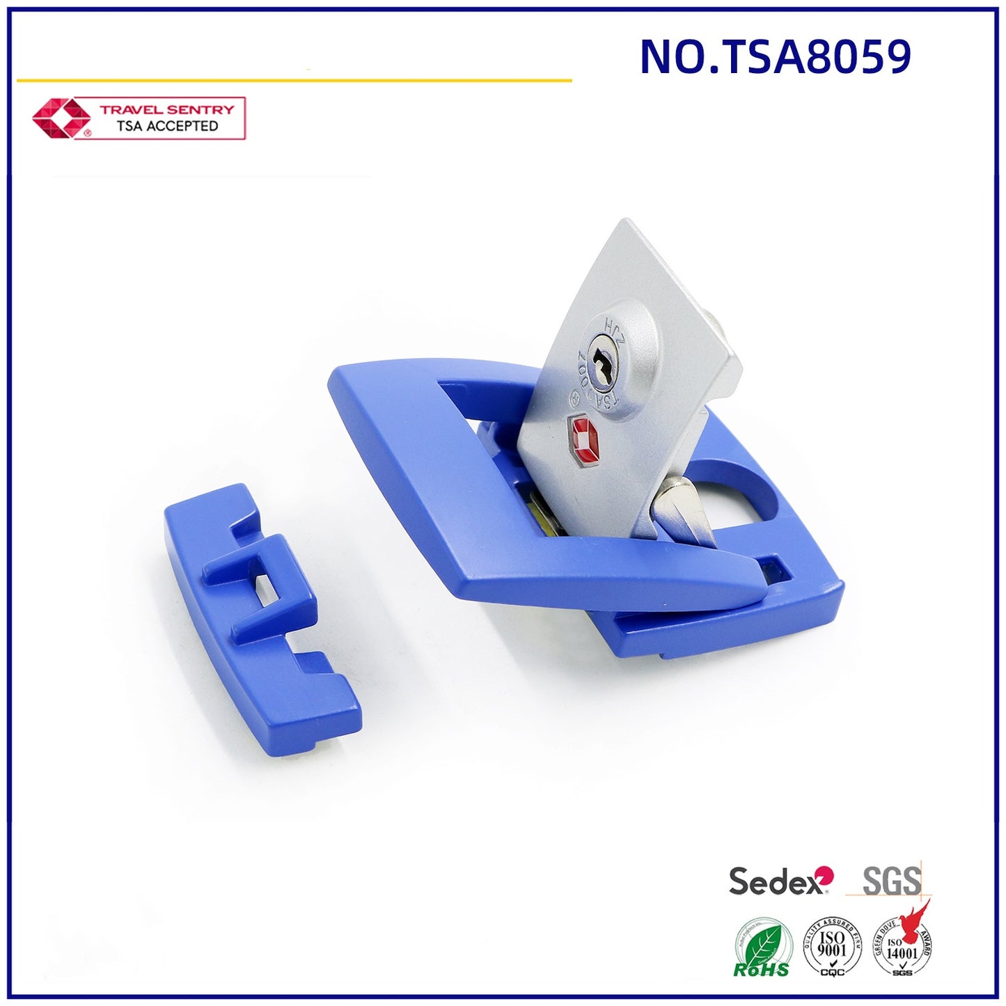 luggage trolley case high quality custom TSA lock 8059/Suitcase TSA lock /Luggage With TSA lock -12