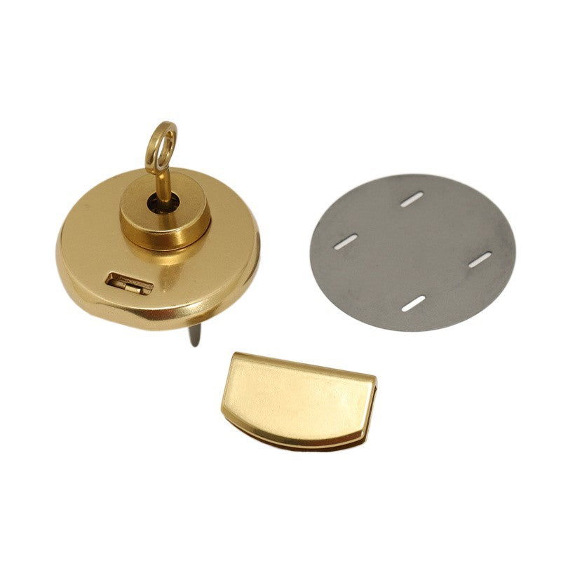 Solid Brass High End Briefcase Ornament Accessories Key Bag Lock -121
