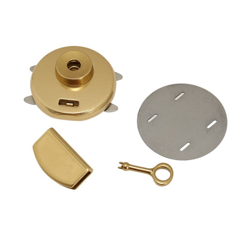 Solid Brass High End Briefcase Ornament Accessories Key Bag Lock -121