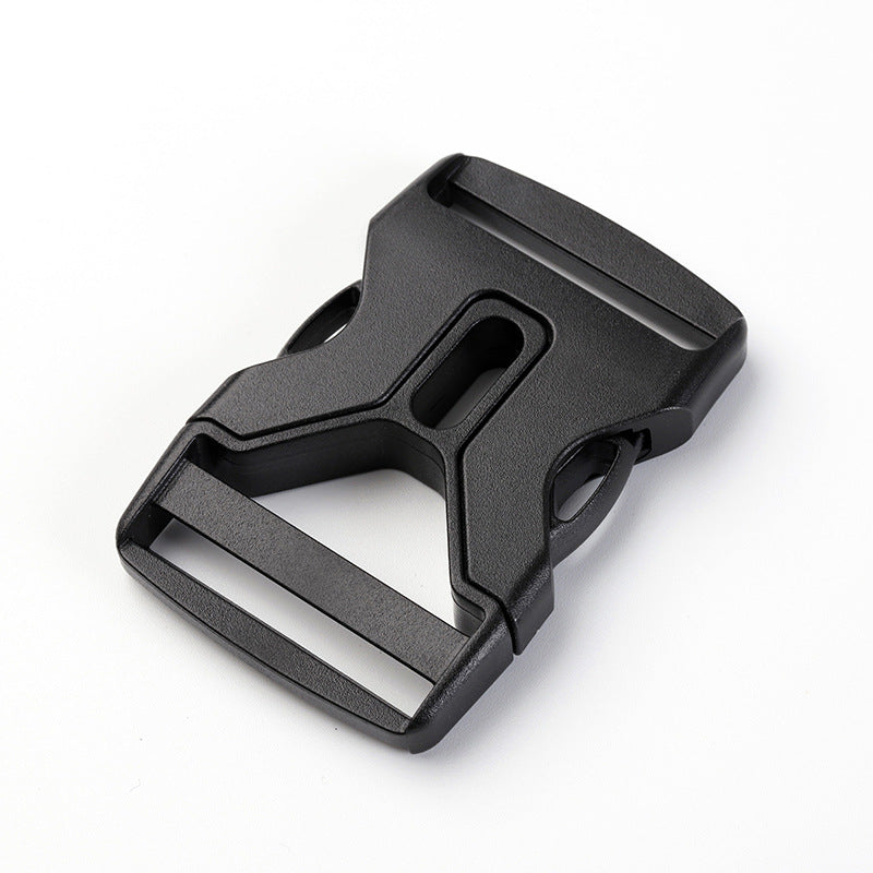 Bags backpack accessories webbing strap belt buckle black 25mm 35mm pom plastic quick release buckle-122