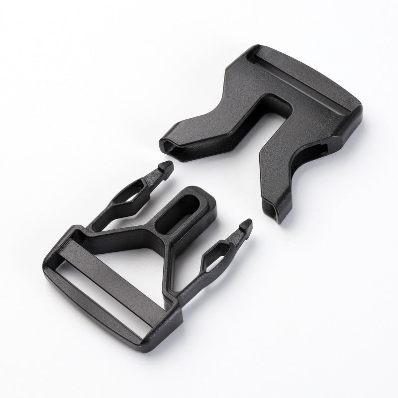 Bags backpack accessories webbing strap belt buckle black 25mm 35mm pom plastic quick release buckle-122