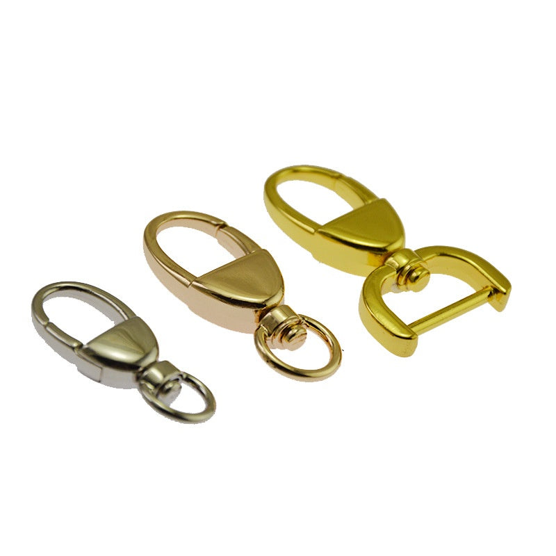 Hot Sale Spring Swivel Snap Hook Fashion Oval Trigger Snap Clip Hook Adjustable Metal Dog Hook Clasp For Handbag/Keychain/DIY-122