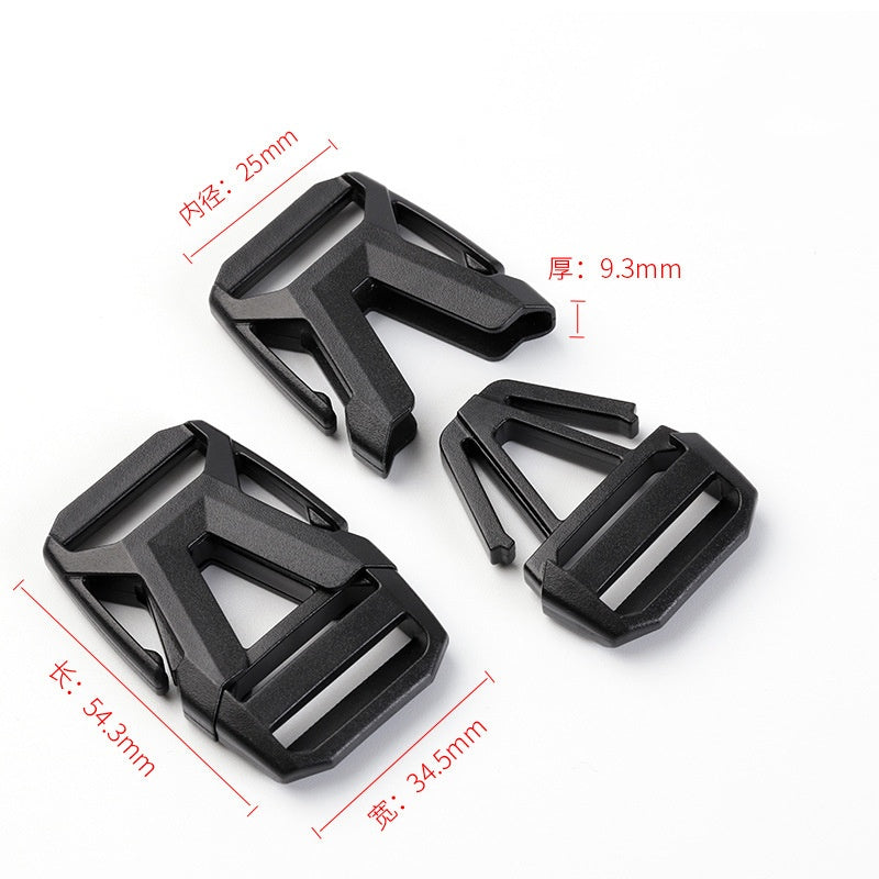 High quality 50mm plastic quick bag insert press buckles for connecting-123
