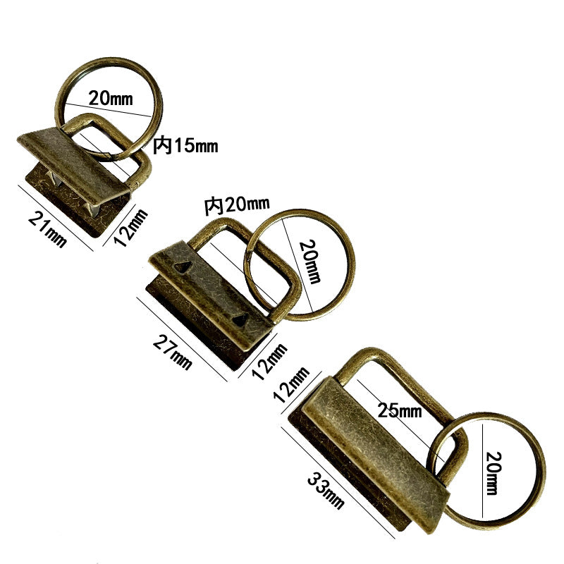 Factory wholesales key fob hardware 32mm with keyring-124