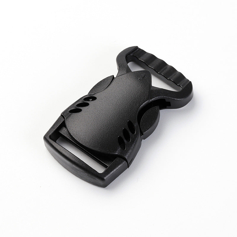 China Factory Manufacture Plastic Bag Buckle Dual Adjust Buckle Luggage Plastic Side Release Buckle-125