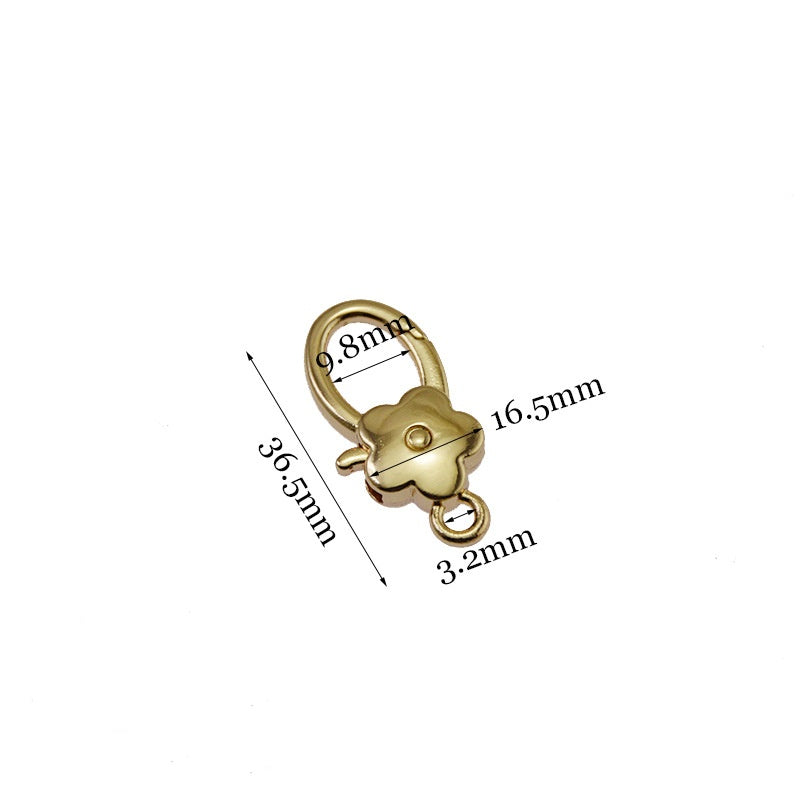 Hot Sale Spring Swivel Snap Hook Fashion Oval Trigger Snap Clip Hook Adjustable Metal Dog Hook Clasp For Handbag/Keychain/DIY-125