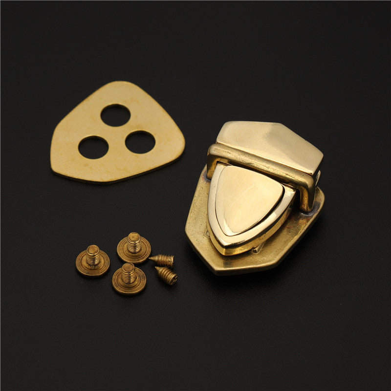 Solid Brass Factory Price Customize Colors Wholesale hardware lock for handbag swivel metal bag -127