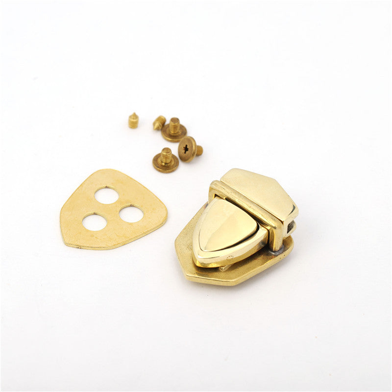 Solid Brass Factory Price Customize Colors Wholesale hardware lock for handbag swivel metal bag -127