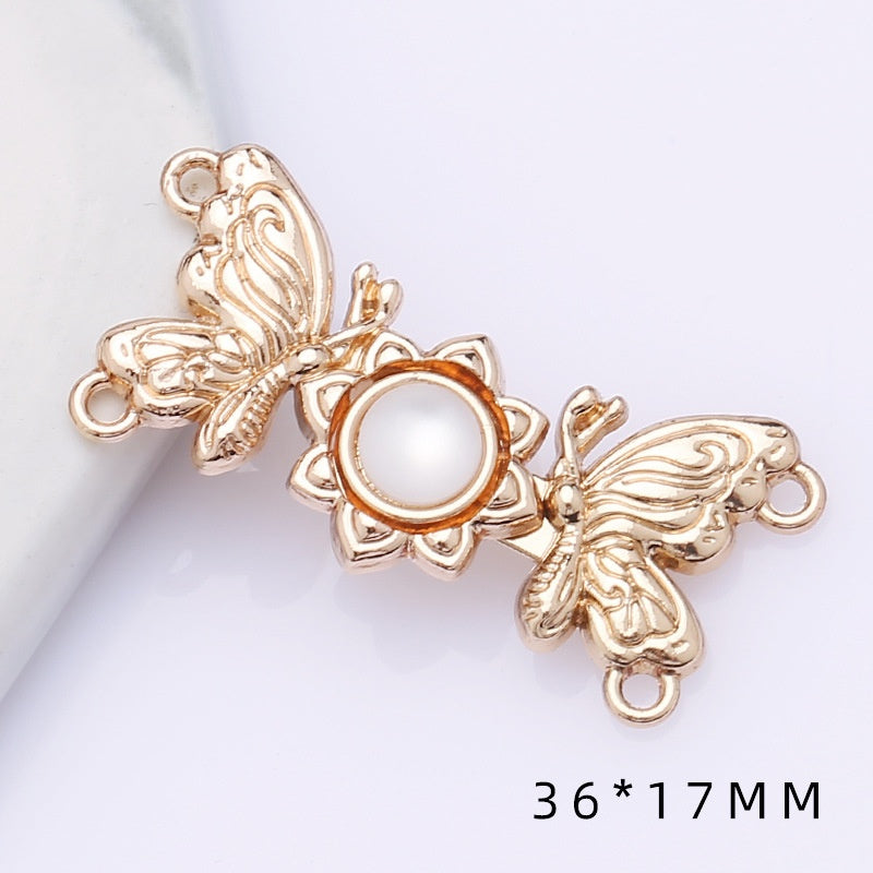 shizihong Hanfu child metal plate national Tang shawl button retro cheongsam Chinese dress decoration button-128