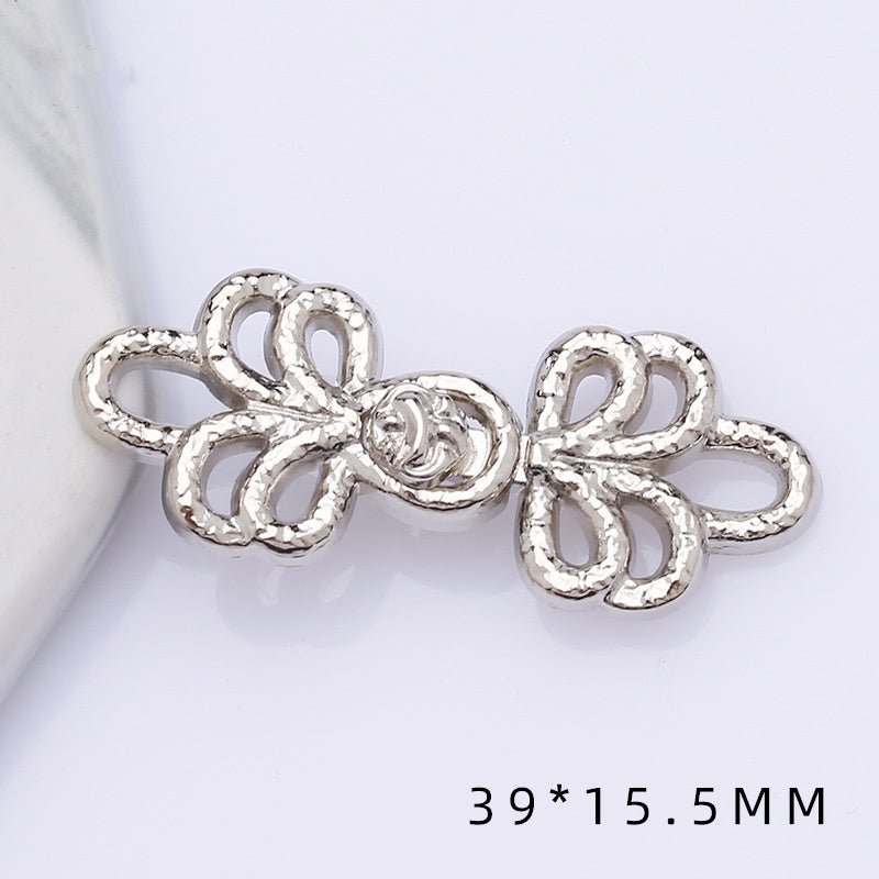 shizihong Hanfu child metal plate national Tang shawl button retro cheongsam Chinese dress decoration button-128
