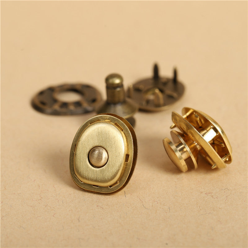 Solid Brass Turtle Buckle Handbag Buckle Lock Twist Buckle Mortise Lock Including Installation Tutorial Hardware Accessories -128