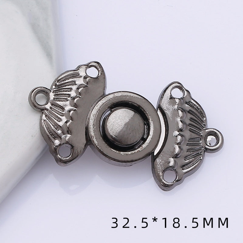 shizihong Hanfu child metal plate national Tang shawl button retro cheongsam Chinese dress decoration button-128