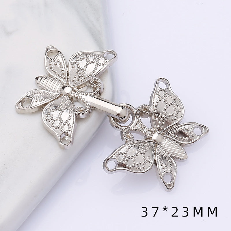 shizihong Hanfu child metal plate national Tang shawl button retro cheongsam Chinese dress decoration button-128