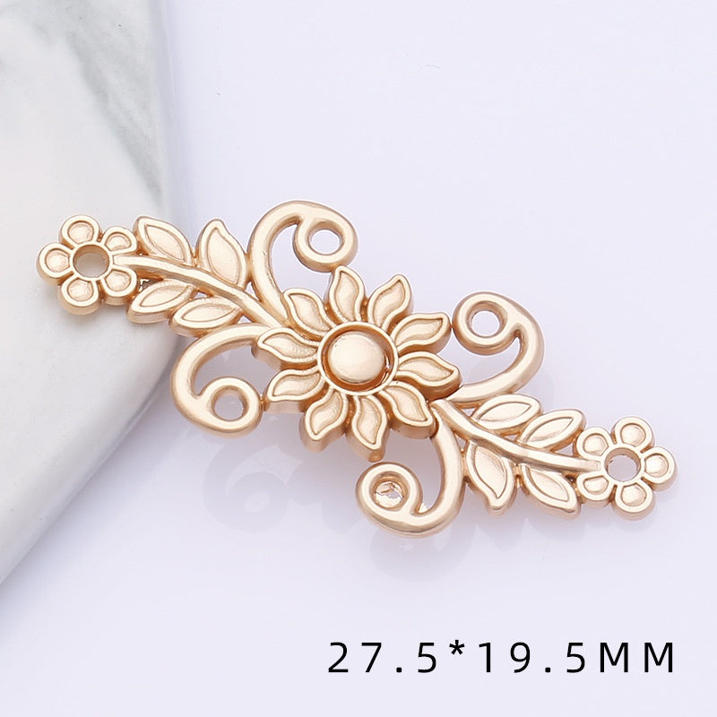 shizihong Hanfu child metal plate national Tang shawl button retro cheongsam Chinese dress decoration button-128