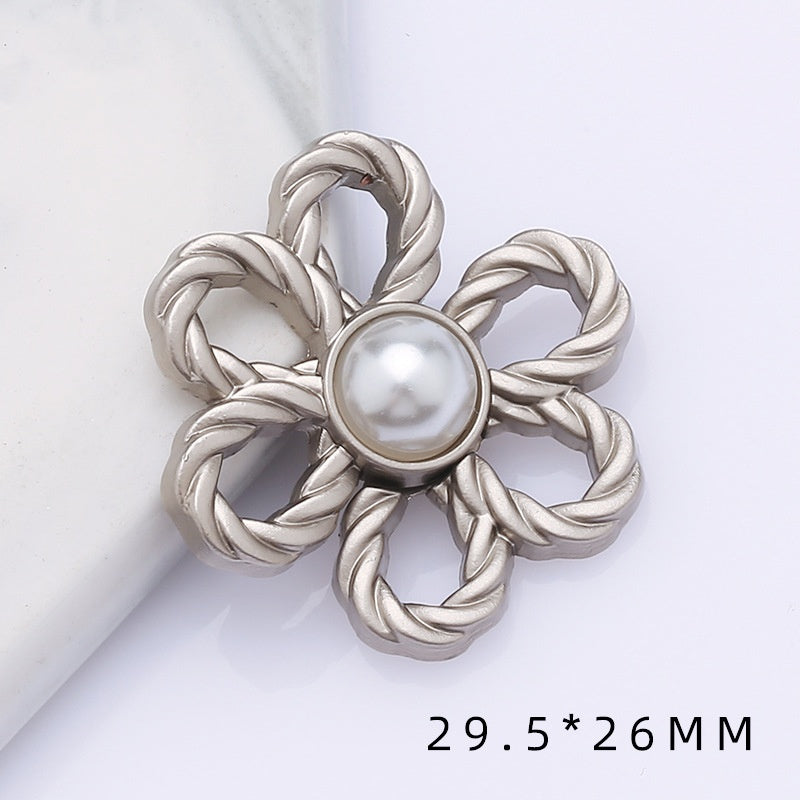 shizihong Hanfu child metal plate national Tang shawl button retro cheongsam Chinese dress decoration button-128