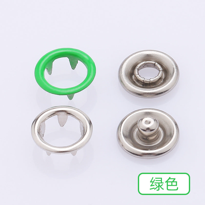 Wholesale Eco-Friendly Copper Hollow Five-Claw Round Type Press Buttons High Quality Child Invisible Snap Buttons-129
