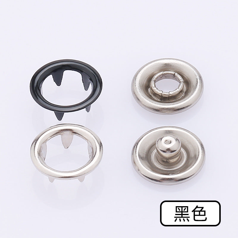 Wholesale Eco-Friendly Copper Hollow Five-Claw Round Type Press Buttons High Quality Child Invisible Snap Buttons-129