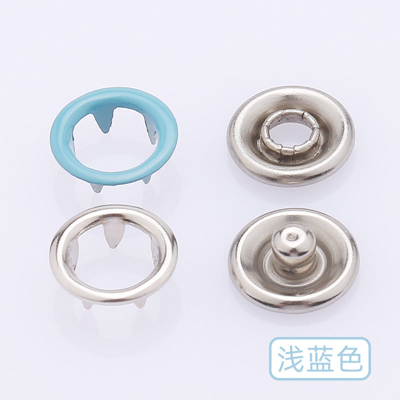 Wholesale Eco-Friendly Copper Hollow Five-Claw Round Type Press Buttons High Quality Child Invisible Snap Buttons-129