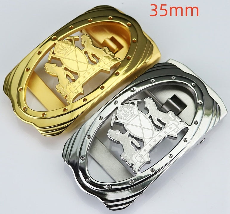 Stainless Steel 35MM Hot Sale Inner Size 35mm Stainless Steel Auto Belt Men Buckle