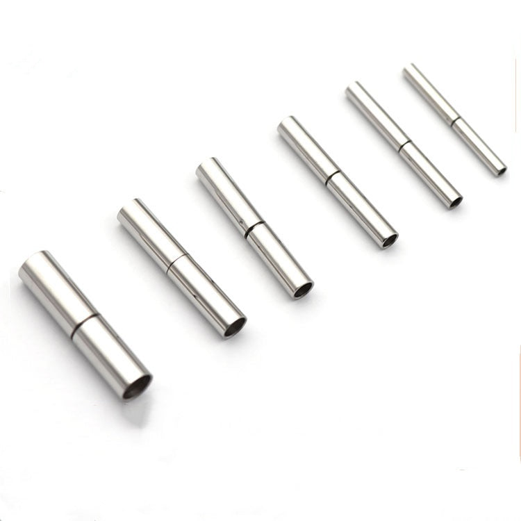 Customized 316L stainless steel jewelry clasp 1mm 2mm 4mm gold black silver round bayonet clasp-13