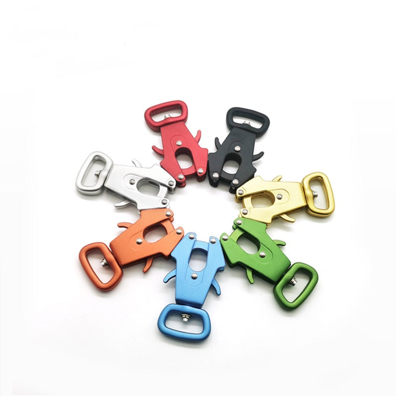 Factory dog harness metal buckle for dog belt collar Frog swivel carabiner dog pet carabiner hook-13