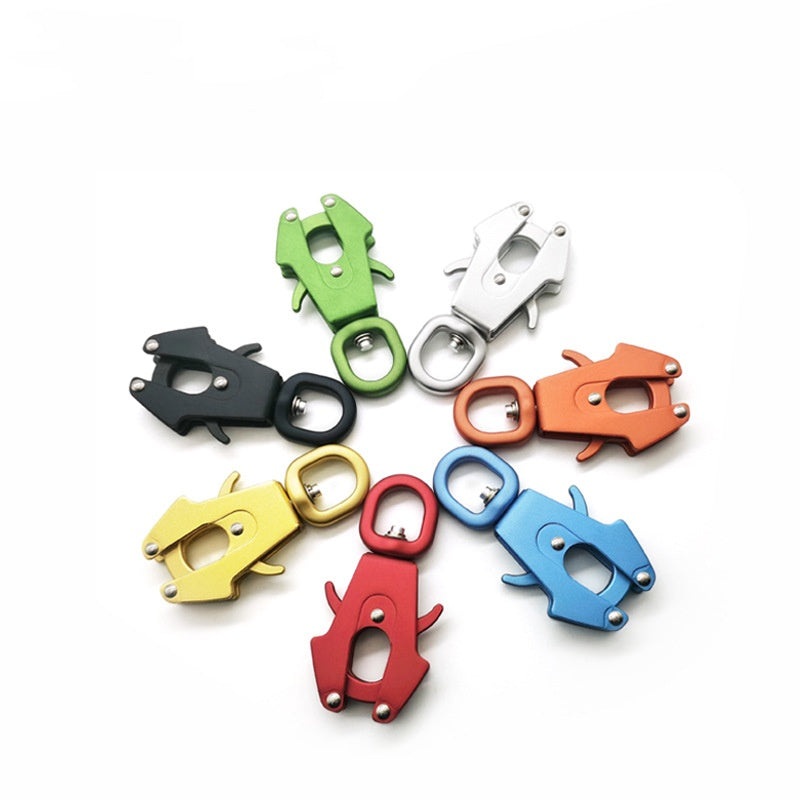 Factory dog harness metal buckle for dog belt collar Frog swivel carabiner dog pet carabiner hook-13