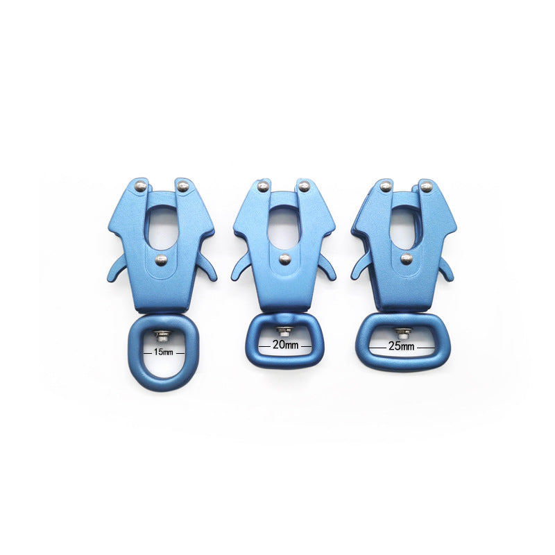 Factory dog harness metal buckle for dog belt collar Frog swivel carabiner dog pet carabiner hook-13
