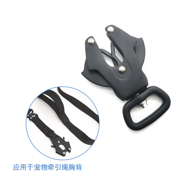 Factory dog harness metal buckle for dog belt collar Frog swivel carabiner dog pet carabiner hook-13