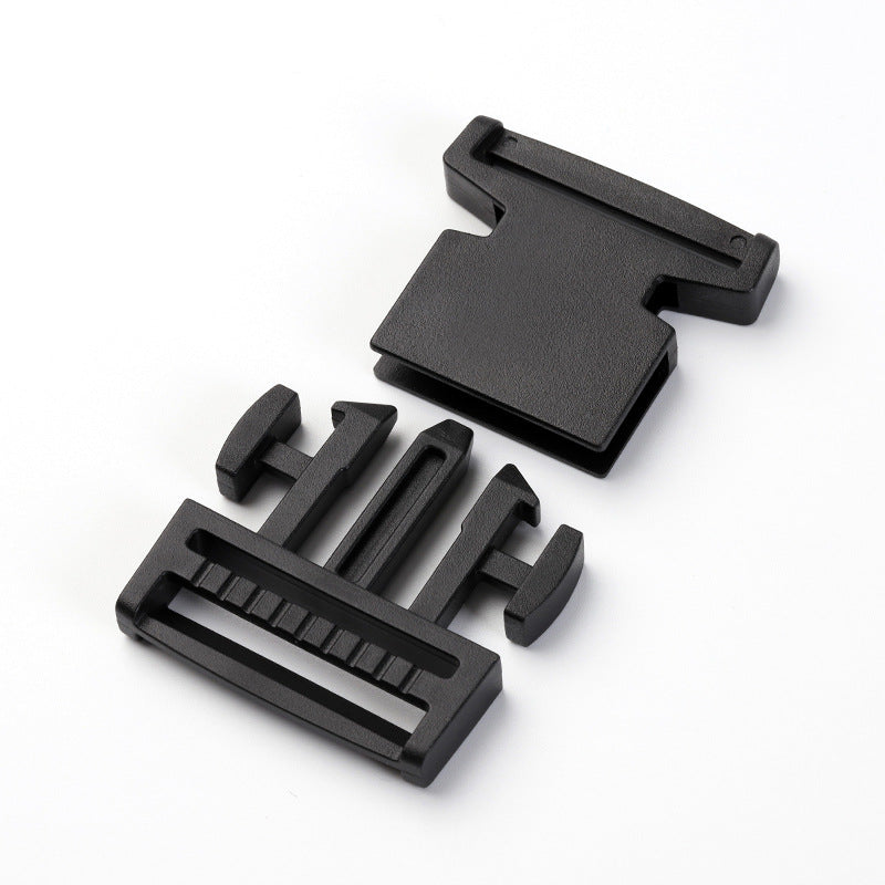 Black Plastic Side Release Fasteners Squeeze Buckle Clips For Webbing Plastic Buckles Bag Accessories-130