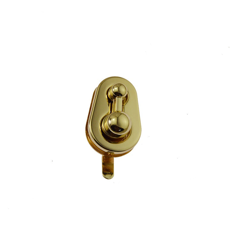 Custom Design Gourd Shape Light Gold Women's Purse Decoration metal bag accessories hardware lock-132