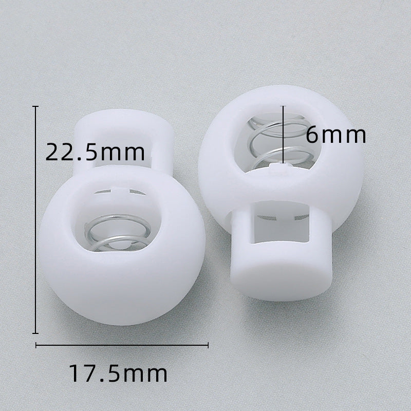 Hot Sale Custom Black Garment Accessories Spring Ending Toggle Lock Clip Sportswear Plastic Cord Toggle Stopper For Rope-133