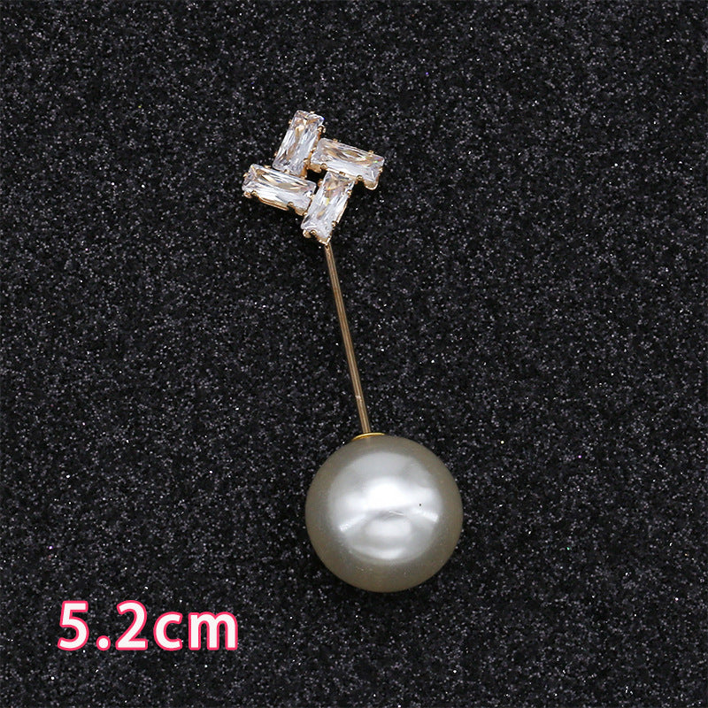 Crystal Wholesale Hot Selling High Quality High-Grade Corsage PearlSecure the Pin to Prevent Exposure Brooch-134
