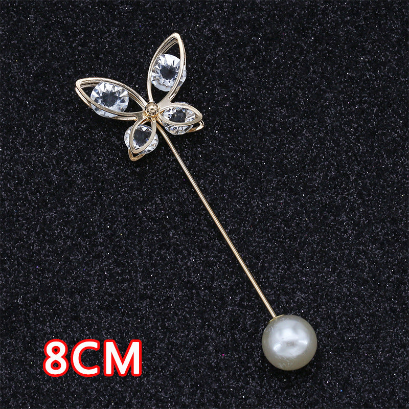 Crystal Wholesale Hot Selling High Quality High-Grade Corsage PearlSecure the Pin to Prevent Exposure Brooch-134