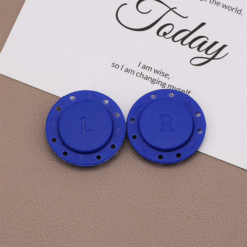 Nylon Colored Magnetic Button Coat Circular Magnetic Suction Hidden Buckle-138