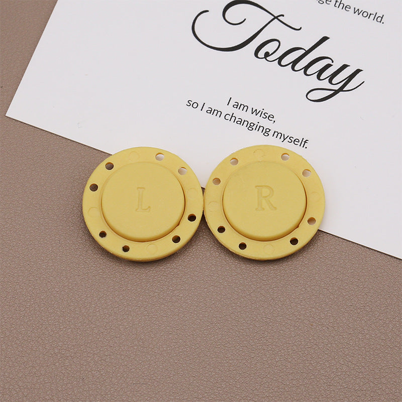 Nylon Colored Magnetic Button Coat Circular Magnetic Suction Hidden Buckle-138