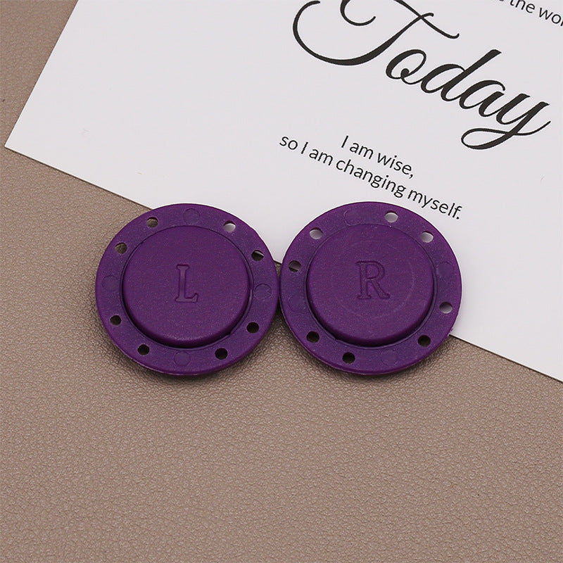Nylon Colored Magnetic Button Coat Circular Magnetic Suction Hidden Buckle-138