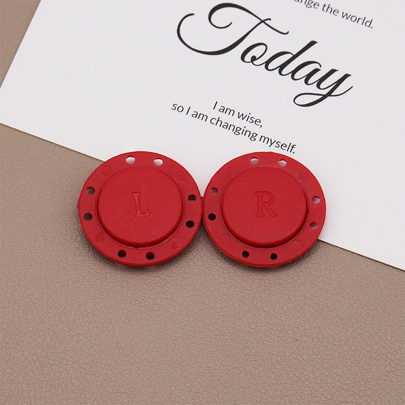 Nylon Colored Magnetic Button Coat Circular Magnetic Suction Hidden Buckle-138