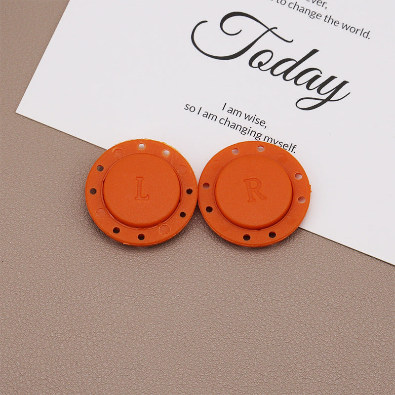 Nylon Colored Magnetic Button Coat Circular Magnetic Suction Hidden Buckle-138