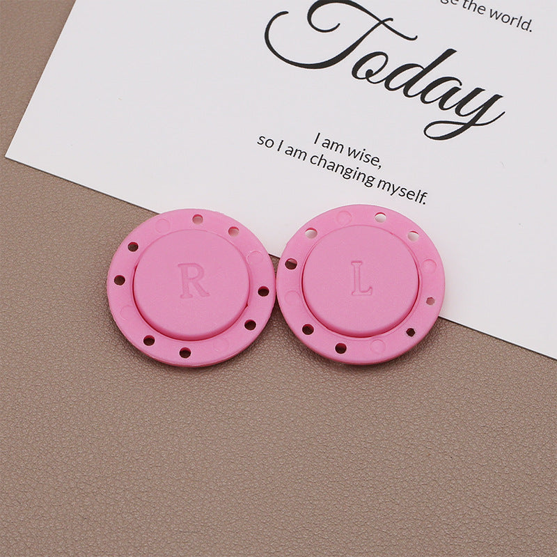 Nylon Colored Magnetic Button Coat Circular Magnetic Suction Hidden Buckle-138
