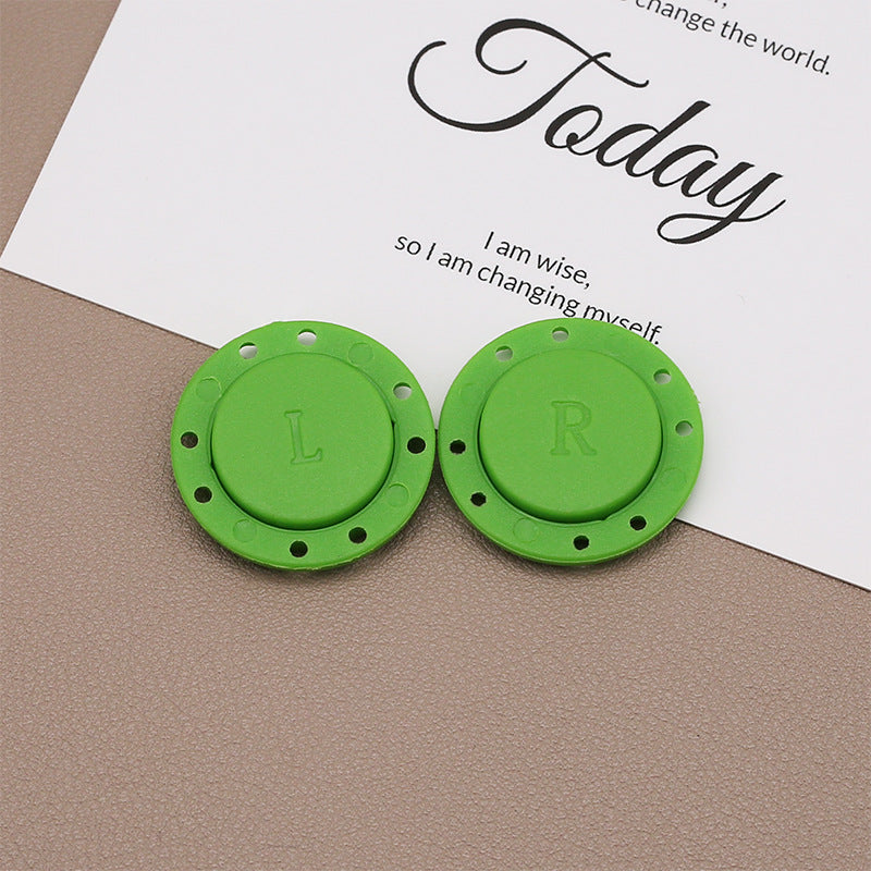 Nylon Colored Magnetic Button Coat Circular Magnetic Suction Hidden Buckle-138