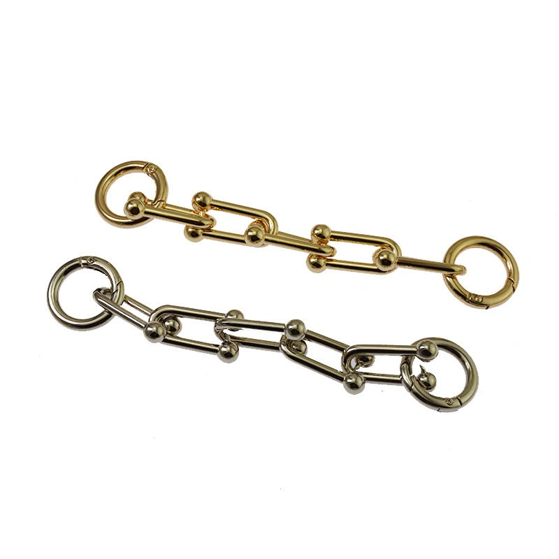 Bag Part Accessories DIY Handbag Hardware Square Buckle Chain Purse Extend Straps Handle-139