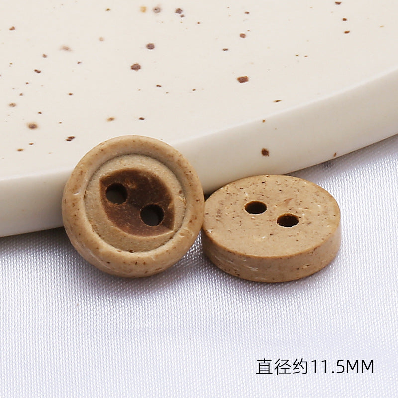 Stock Garment Accessories Sewing Coconut Button Natural Coconut Buttons-61