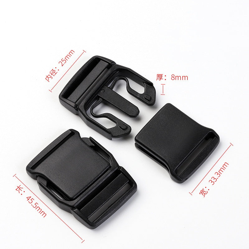 China Factory Bag Accessories Side Release Bike Bag Camera Strap Plastic Buckle-139