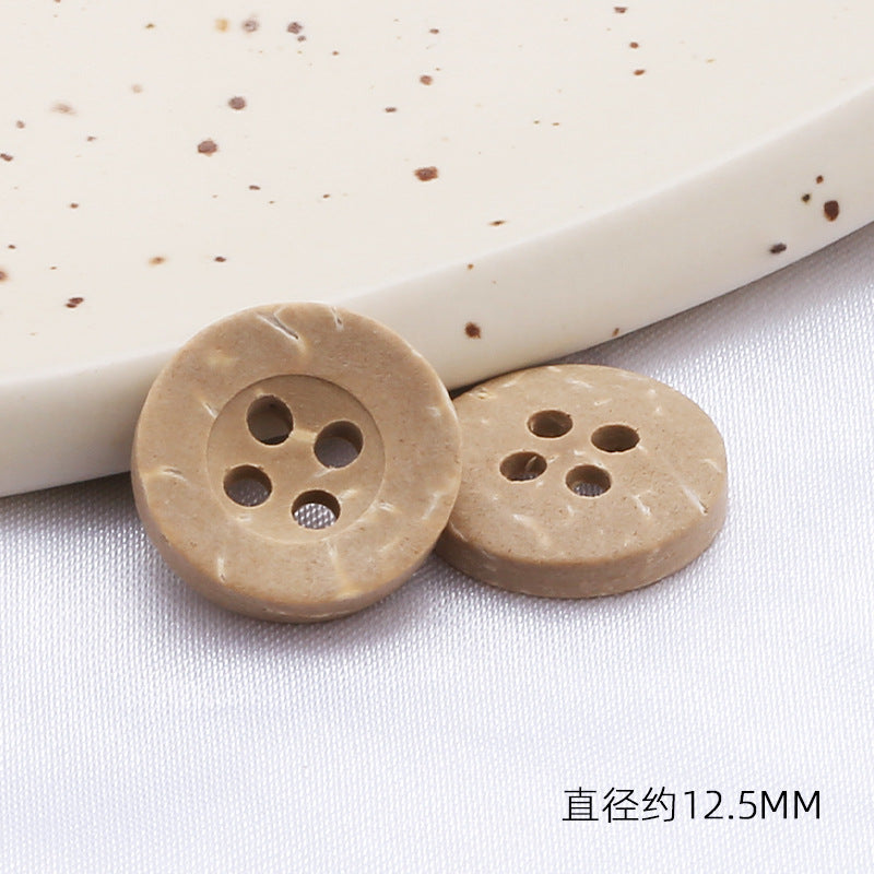 Stock Garment Accessories Sewing Coconut Button Natural Coconut Buttons-61