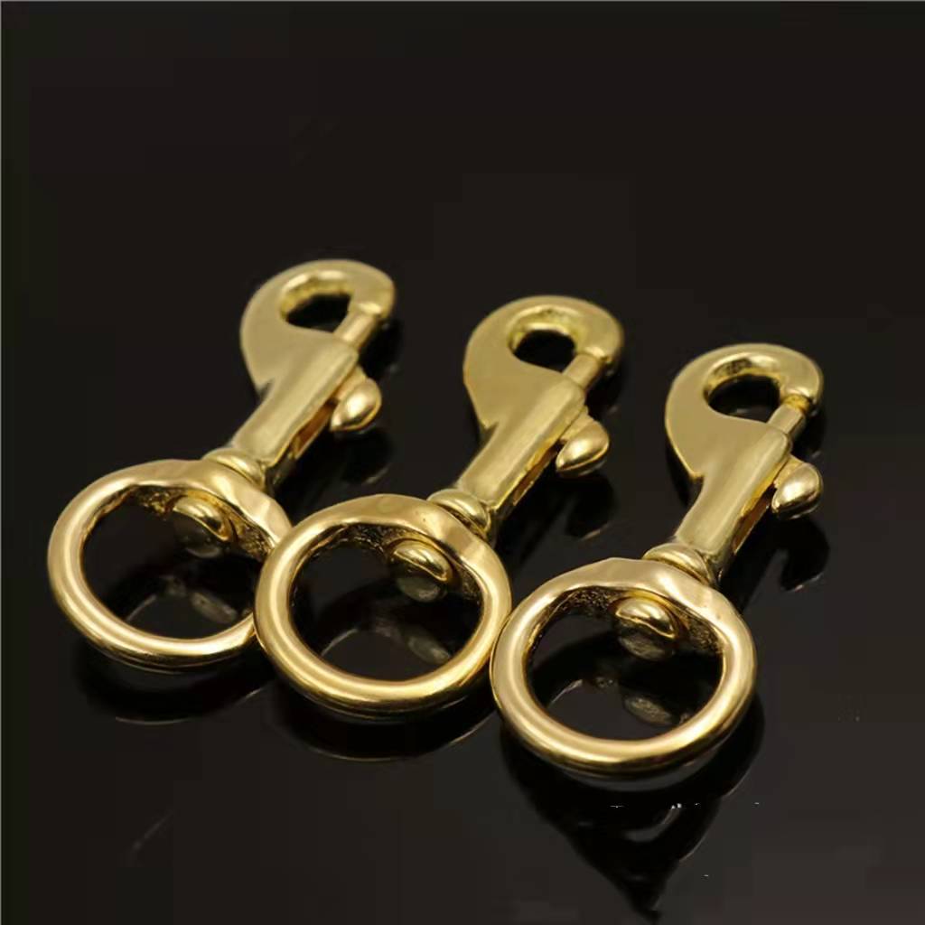 Factory Supply Quality Solid Brass Swivel Snap Hook Buckle for Bag/Pet Accessories