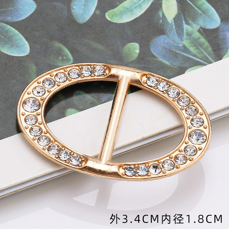 Custom Washable Bikini Hardware Gold Buckle Designer Swimwear Accessory Alloy Adjustable Buckle Fasteners-14