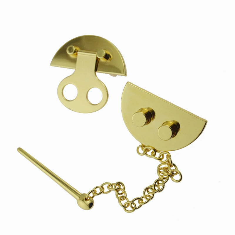 Bag Accessories Insert Locks Buckle Purse Clasp Bag Chain Locks Wooden Box Lock -141
