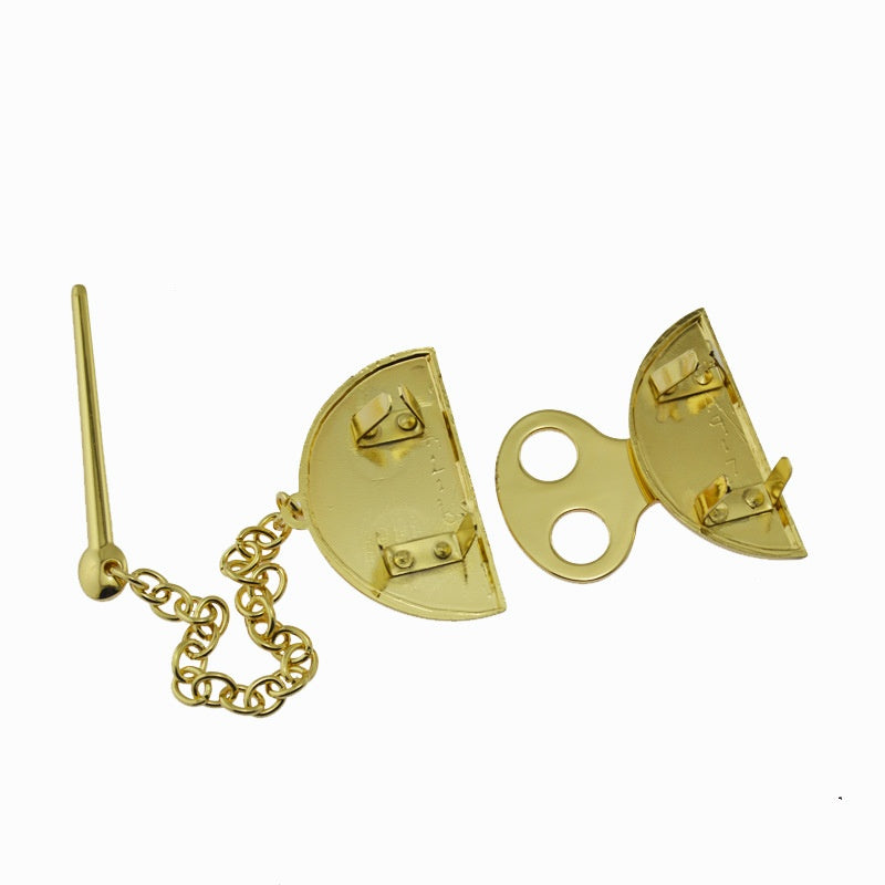 Bag Accessories Insert Locks Buckle Purse Clasp Bag Chain Locks Wooden Box Lock -141