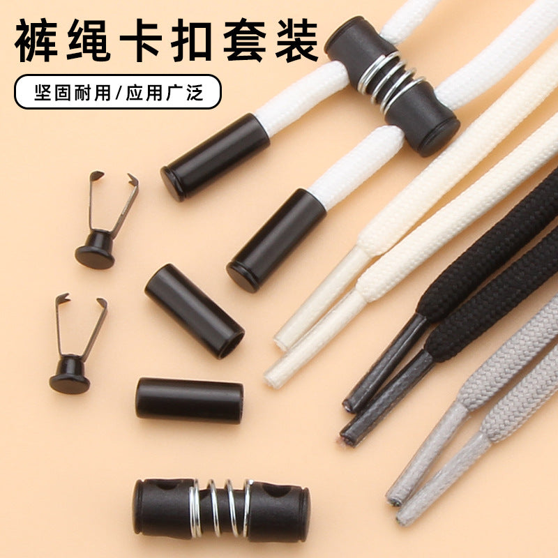 Custom Zinc Alloy Engraved Custom Bell Stopper Metal Drawstring Rope Cord End Lock Stopper-143